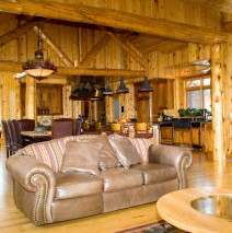 Living Room, Kitchen, and Dining Area
