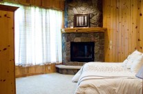 Corner Fireplace