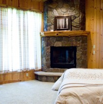 Corner Fireplace