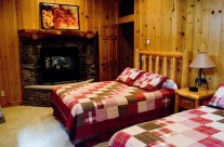 Bedroom w/ Fireplace